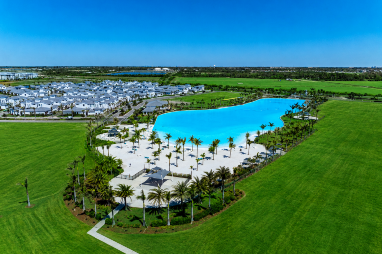 The lagoon at Aqua in Bradenton