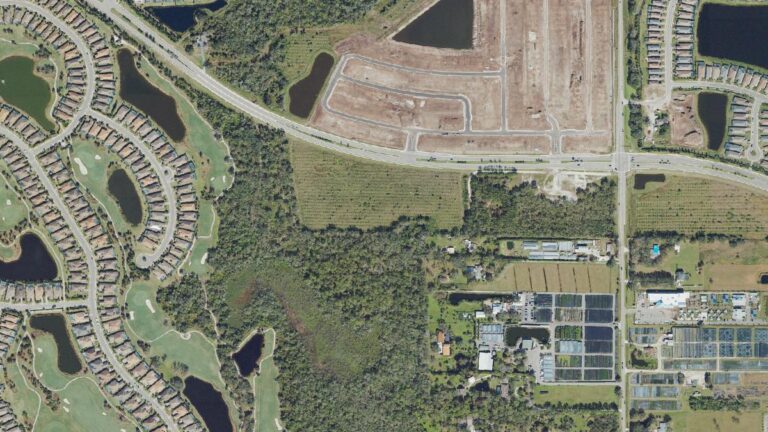 Aerial view of Aurora at Lakewood Ranch, Florida