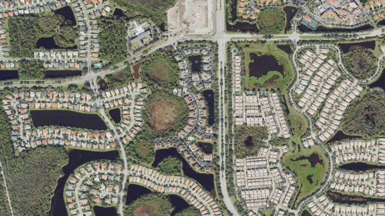 Aerial view of Botanica, Palmer Ranch, Florida