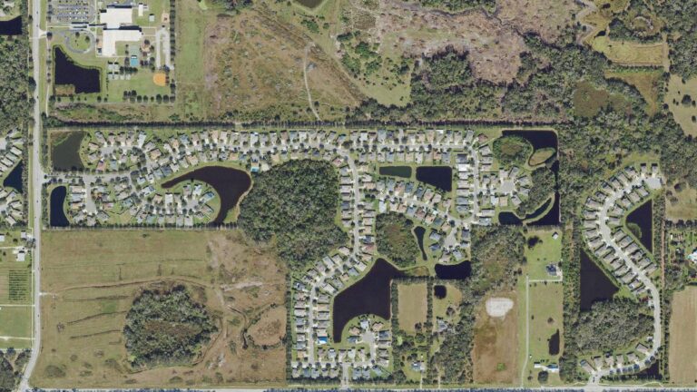 Aerial view of Chelsea Oaks, Parrish, Florida
