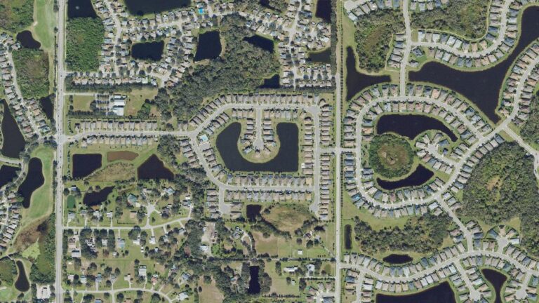 Aerial view of Copperlefe, Bradenton, Florida