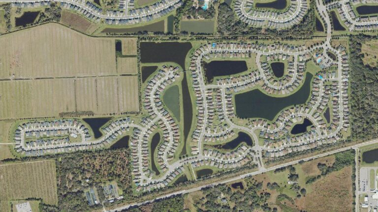 Aerial view of Copperstone, Parrish, Florida