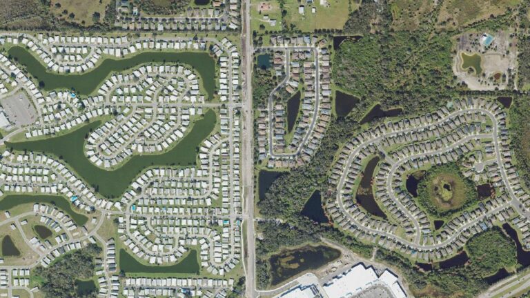 Aerial view of Creekside Oaks, Parrish, Florida