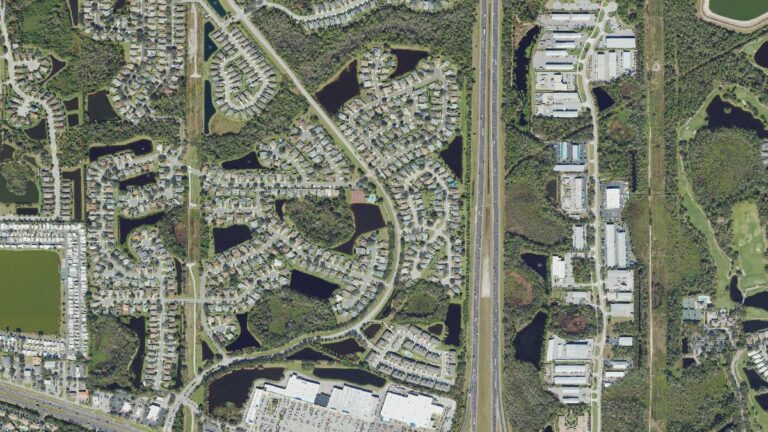 Aerial view of Creekwood, Bradenton, Florida