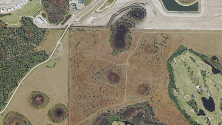 Aerial view of Esplanade at Wellen Park, Florida