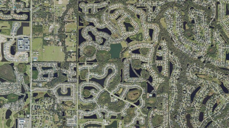 Aerial view of Greyhawk Landing, Bradenton, Florida