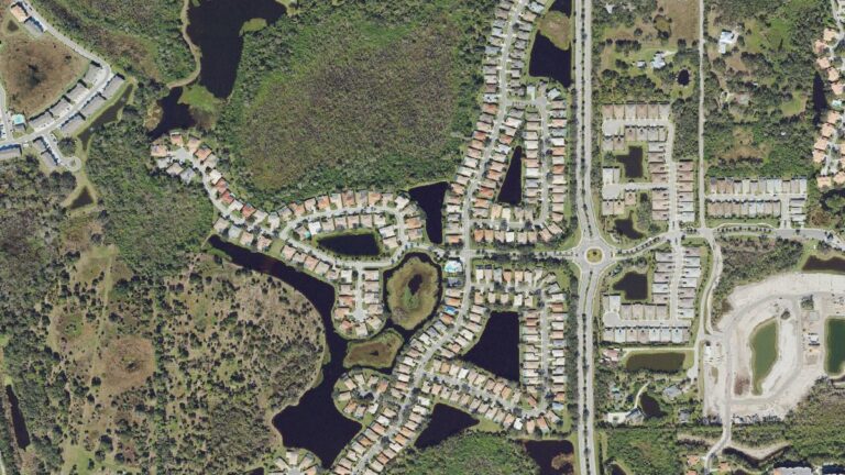 Aerial view of Hamptons, Palmer Ranch, Florida