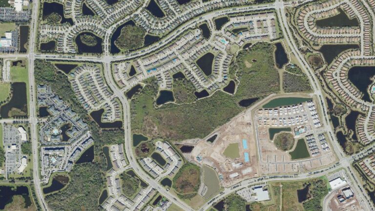 Aerial view of Harmony at Lakewood Ranch, Florida