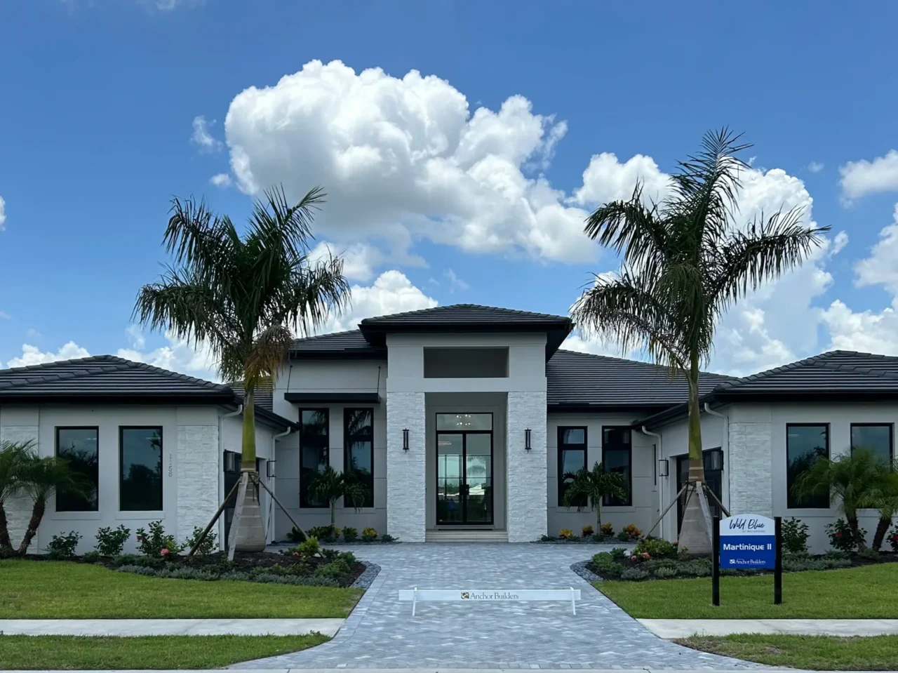 Anchor Builders Martinique II model home at Wild Blue at Waterside, Lakewood Ranch, Florida