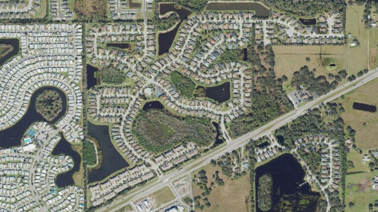 Aerial view of Lexington, Parrish, Florida