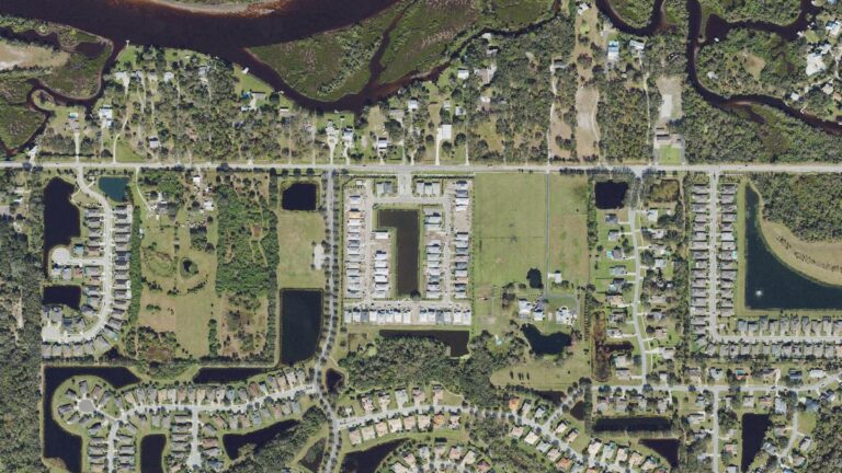 Aerial view of Magnolia Ranch, Bradenton, Florida