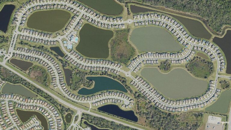 Aerial view of Polo Run at Lakewood Ranch, Florida