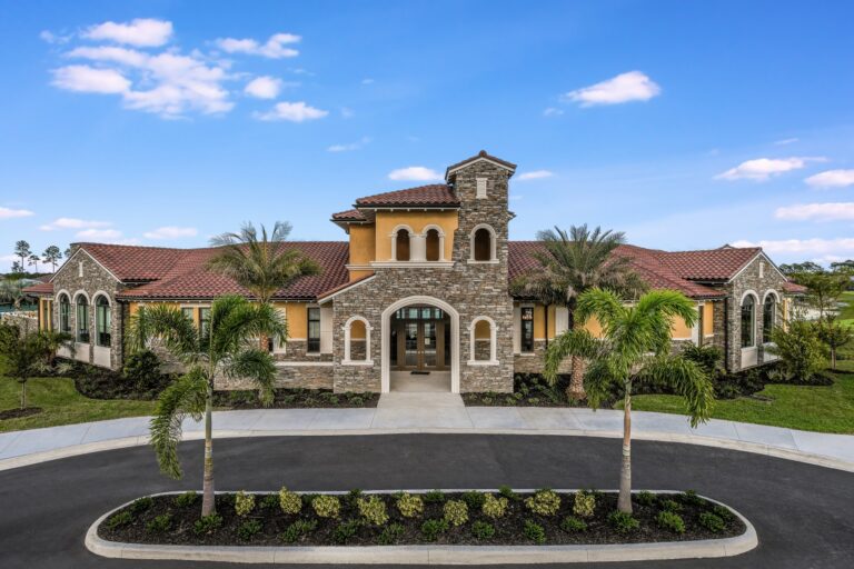 Amenity center clubhouse at Renaissance at Wellen Park, Venice, Florida