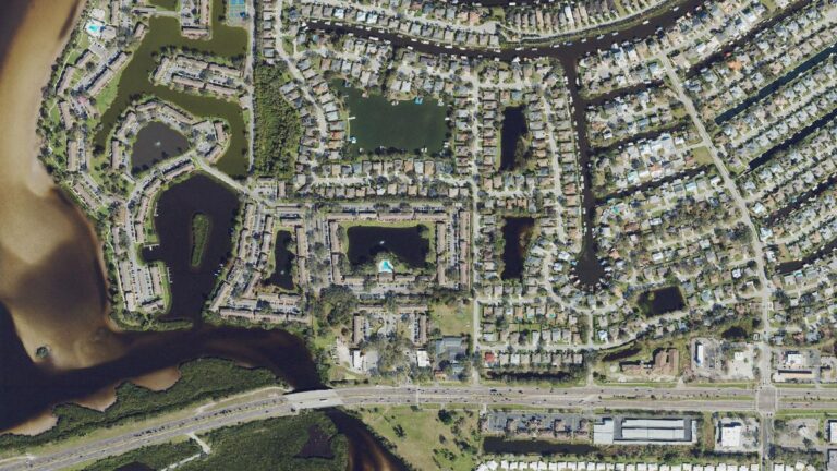 Aerial view of River Point of Manatee, Bradenton, Florida