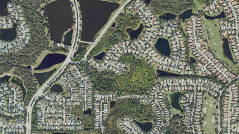 Aerial view of Riverwalk at Lakewood Ranch, Florida