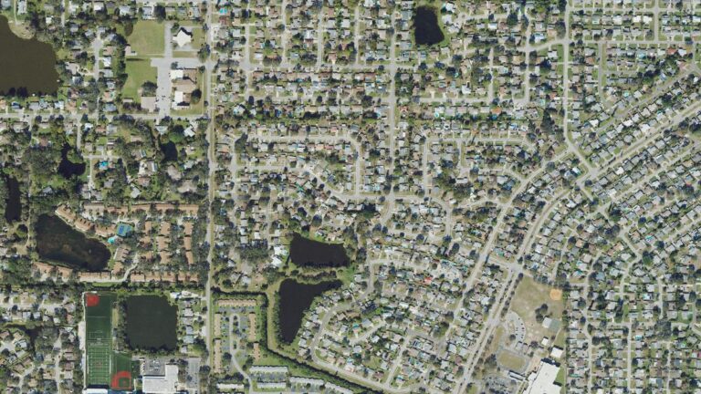 Aerial view of Sandpointe, Bradenton, Florida