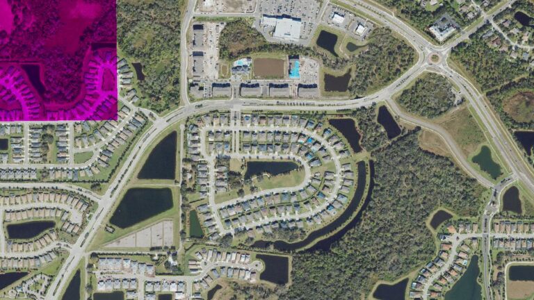 Aerial view of Serenity Creek, Bradenton, Florida