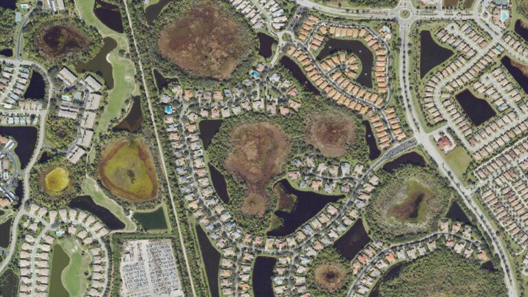 Aerial view of Silver Oak, Palmer Ranch, Florida
