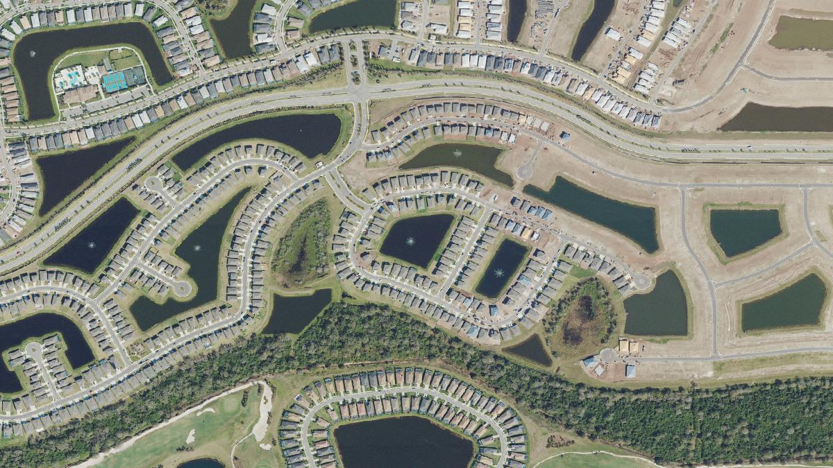 Aerial view of Solera at Lakewood Ranch, Florida