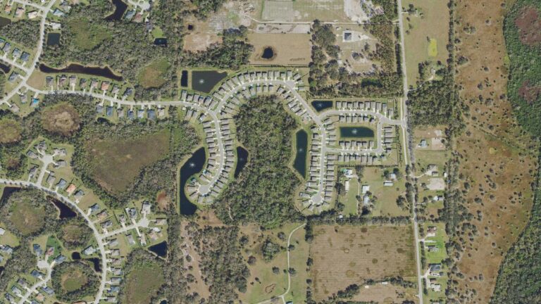 Aerial view of Southern Oaks, Parrish, Florida