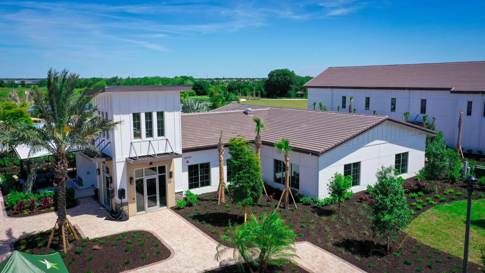 Clubhouse and homes at Star Farms in Lakewood Ranch